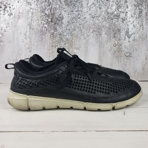 488egu Ecco leather laser cut oxfords men's 46eu 12-12.5 us